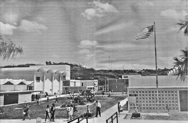 Kubasaki High School Kishaba Terrace 1966